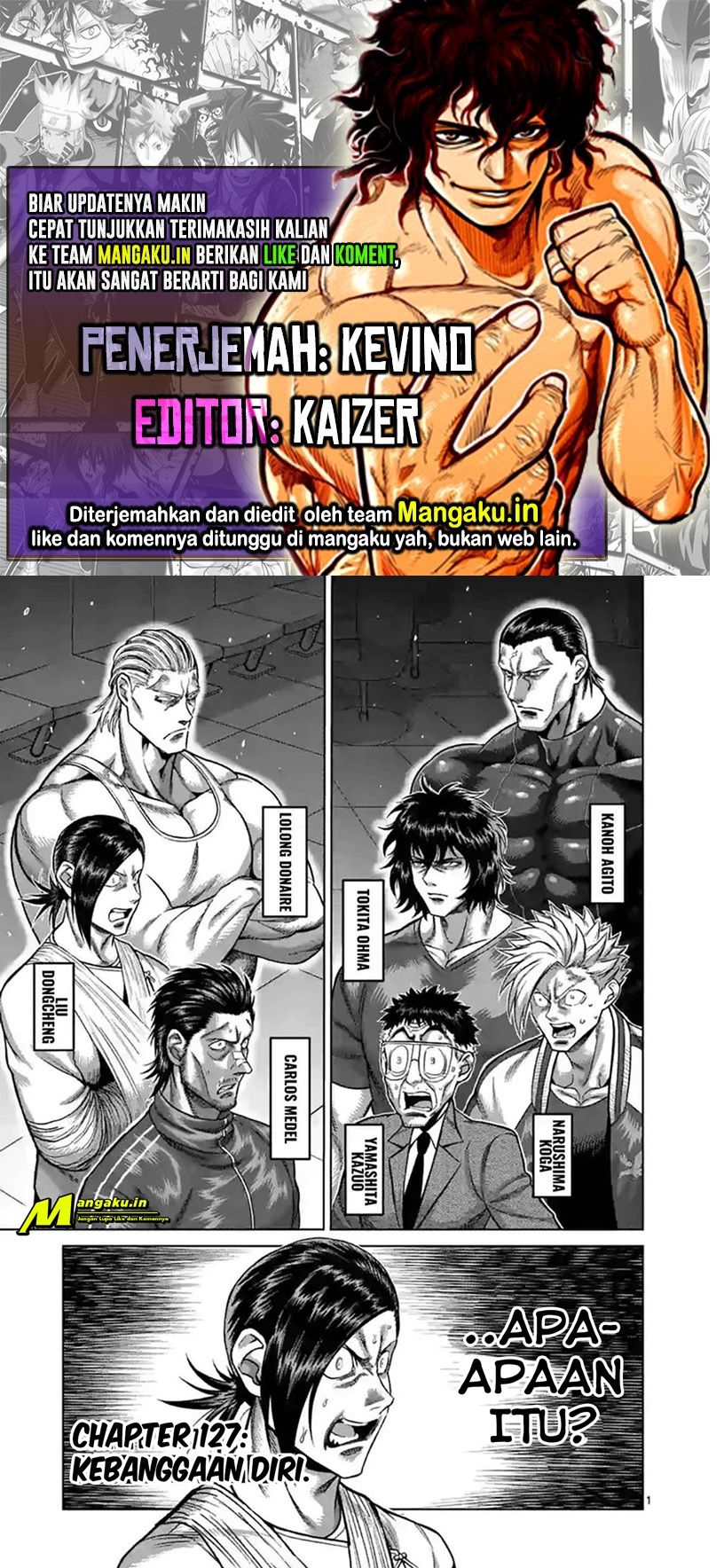 Kengan Omega Chapter 127 - halaman 1