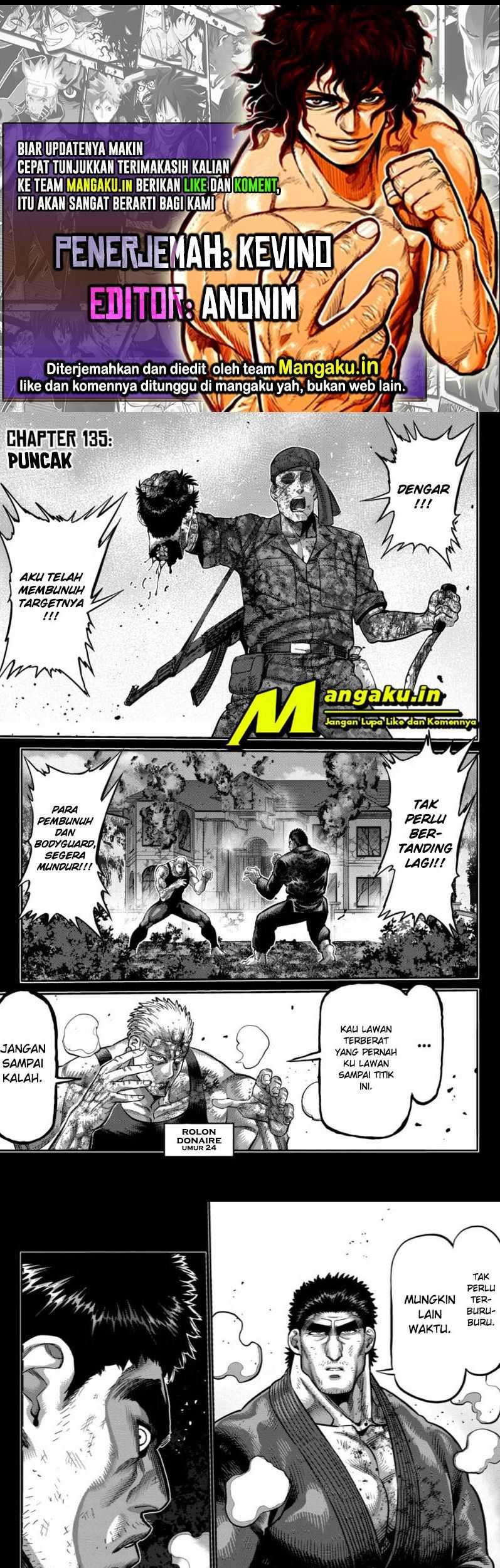 Kengan Omega Chapter 135 - halaman 1