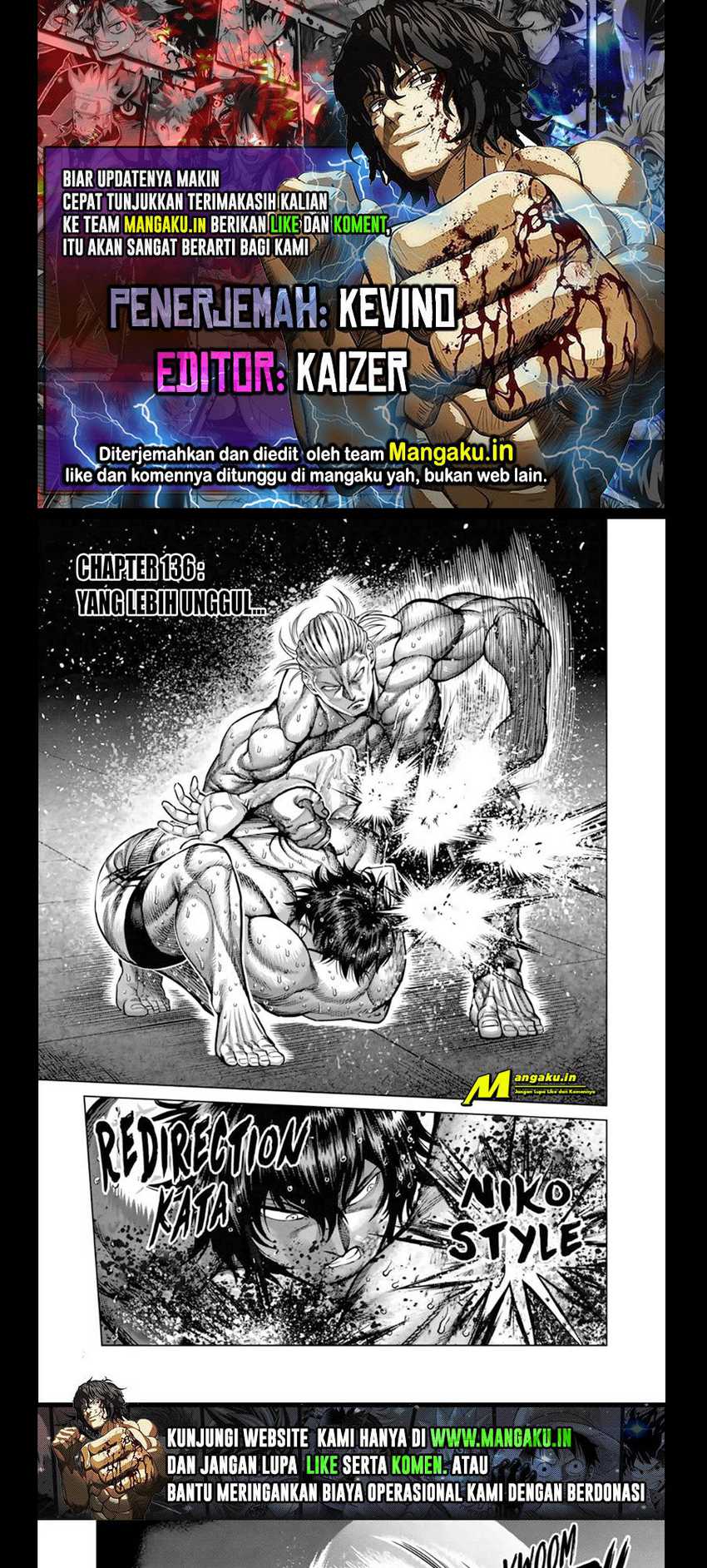 Kengan Omega Chapter 136 - halaman 1
