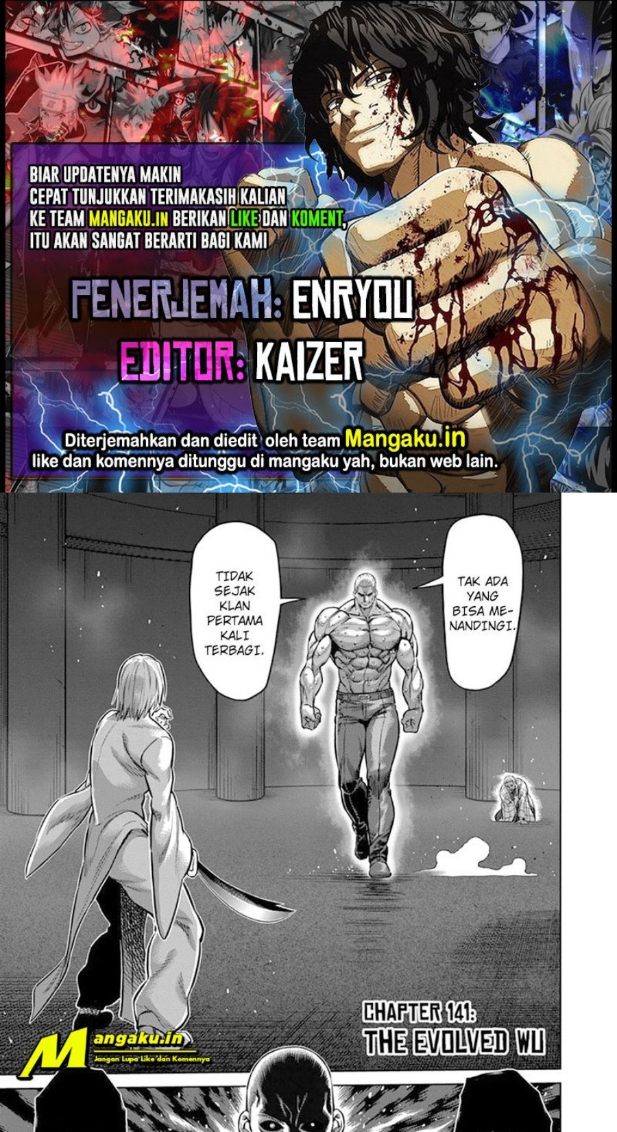 Kengan Omega Chapter 141 - halaman 1