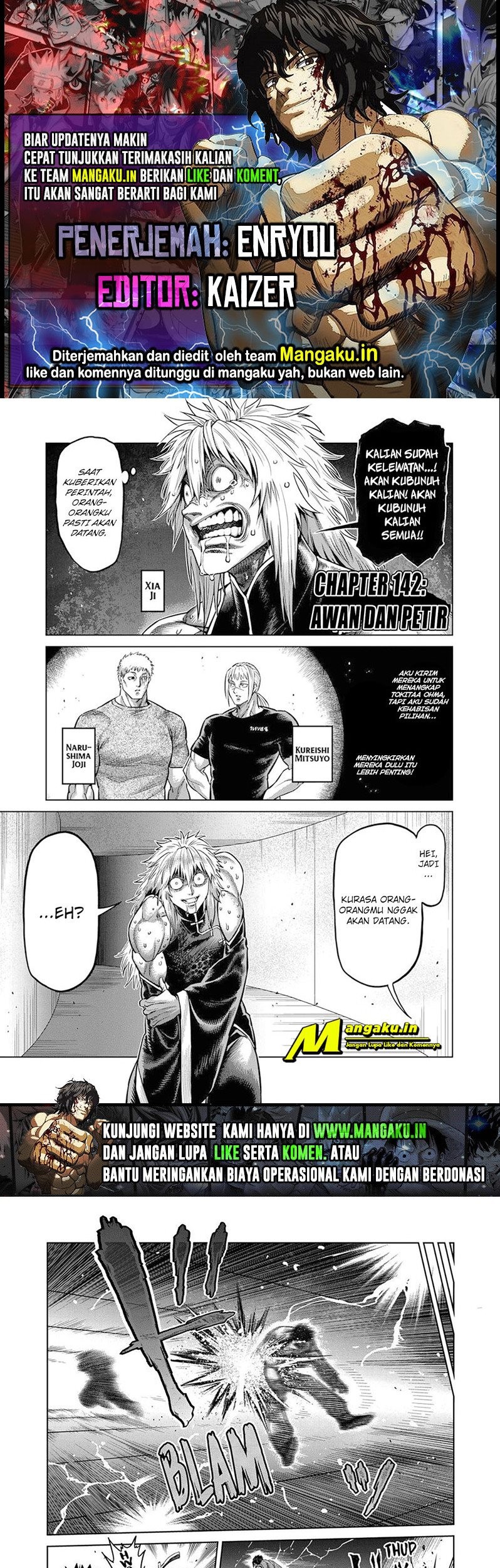 Kengan Omega Chapter 142 - halaman 1