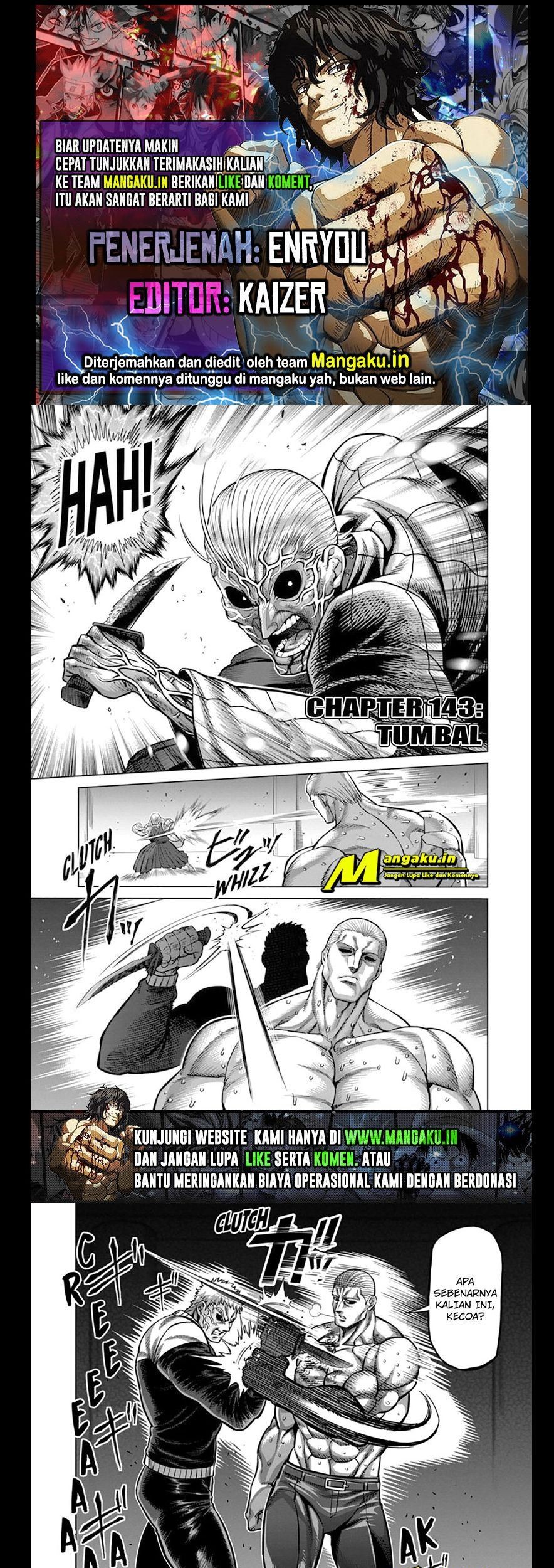 Kengan Omega Chapter 143 - halaman 1