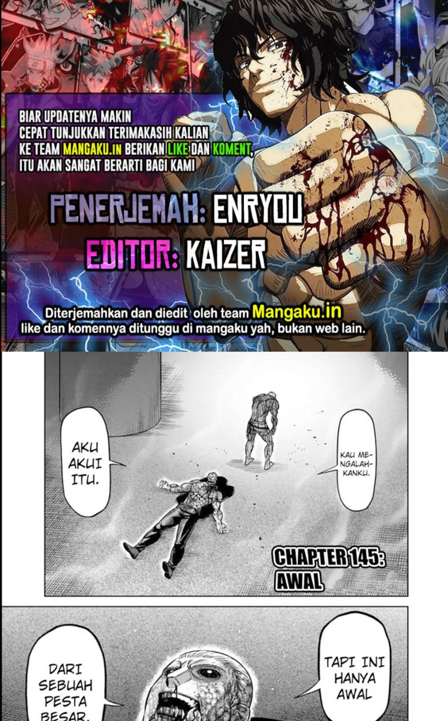 Kengan Omega Chapter 145 - halaman 1