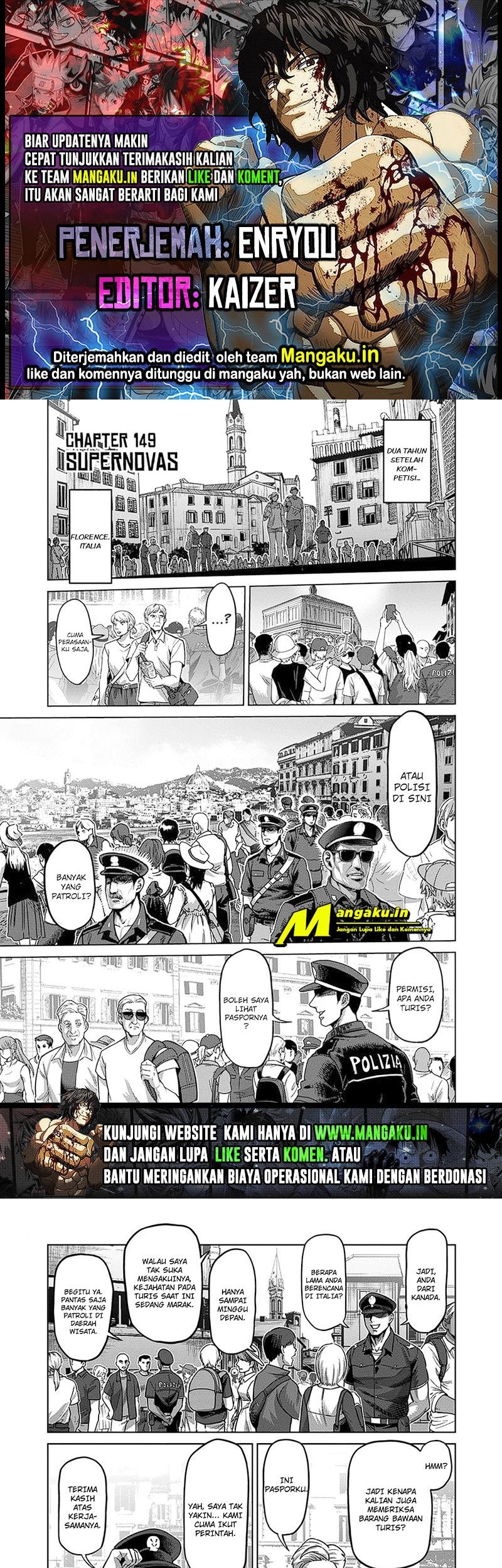 Kengan Omega Chapter 149 - halaman 1