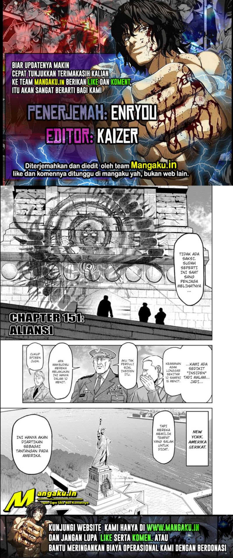 Kengan Omega Chapter 151 - halaman 1