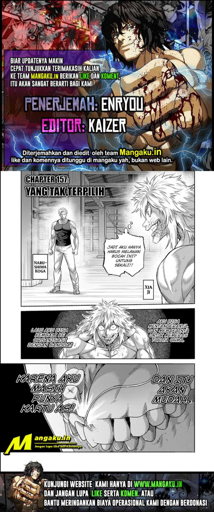 Kengan Omega Chapter 157 - halaman 1