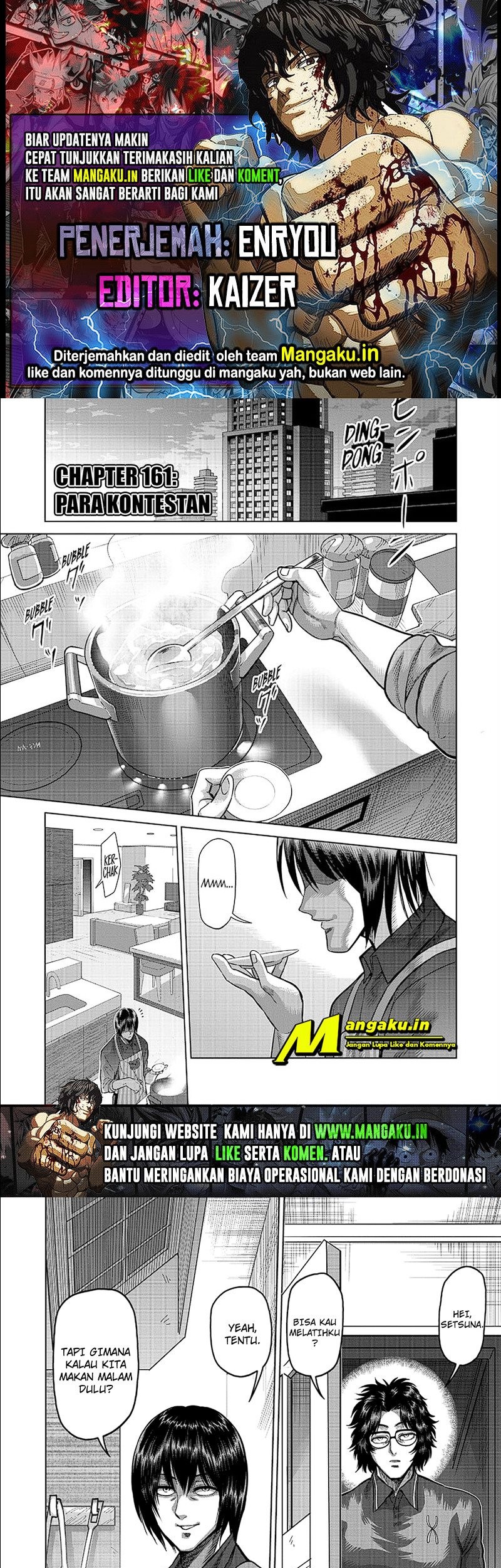 Kengan Omega Chapter 161 - halaman 1