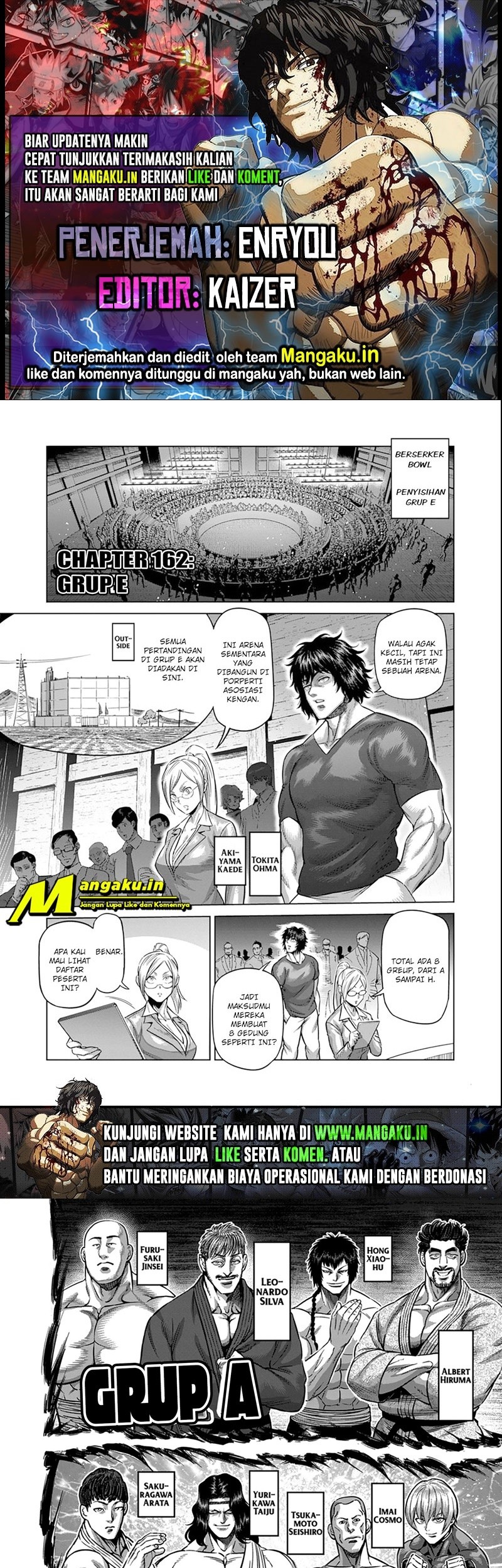 Kengan Omega Chapter 162 - halaman 1