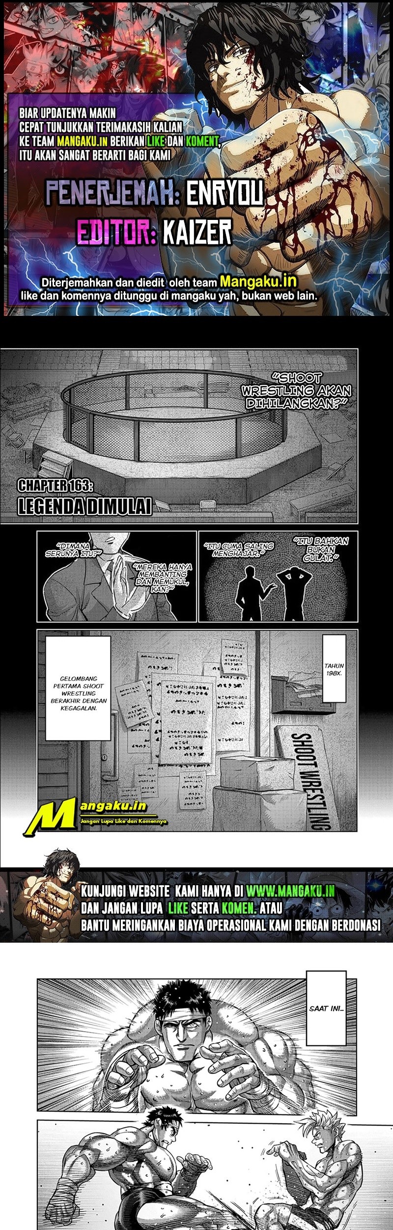 Kengan Omega Chapter 163 - halaman 1