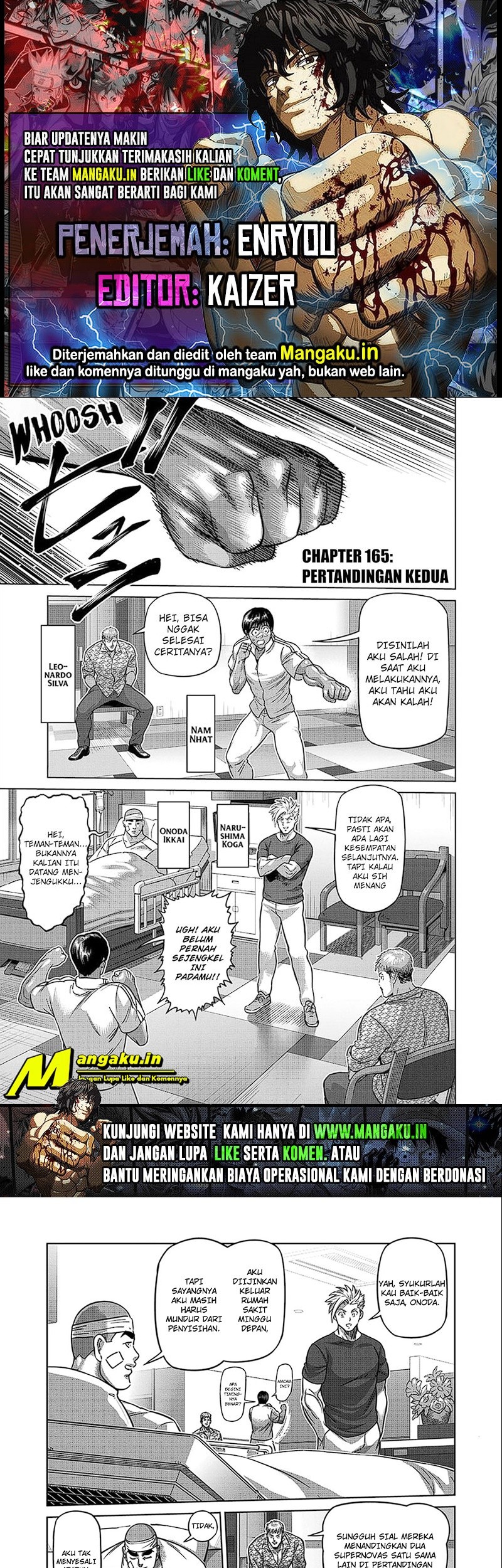 Kengan Omega Chapter 165 - halaman 1