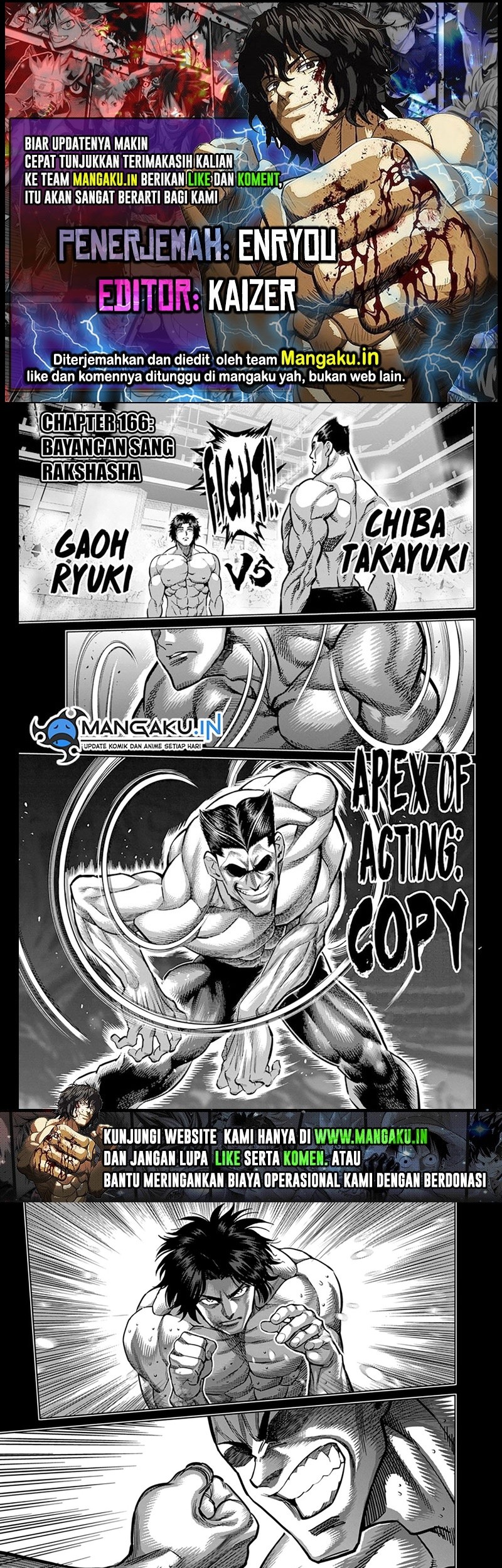 Kengan Omega Chapter 166 - halaman 1