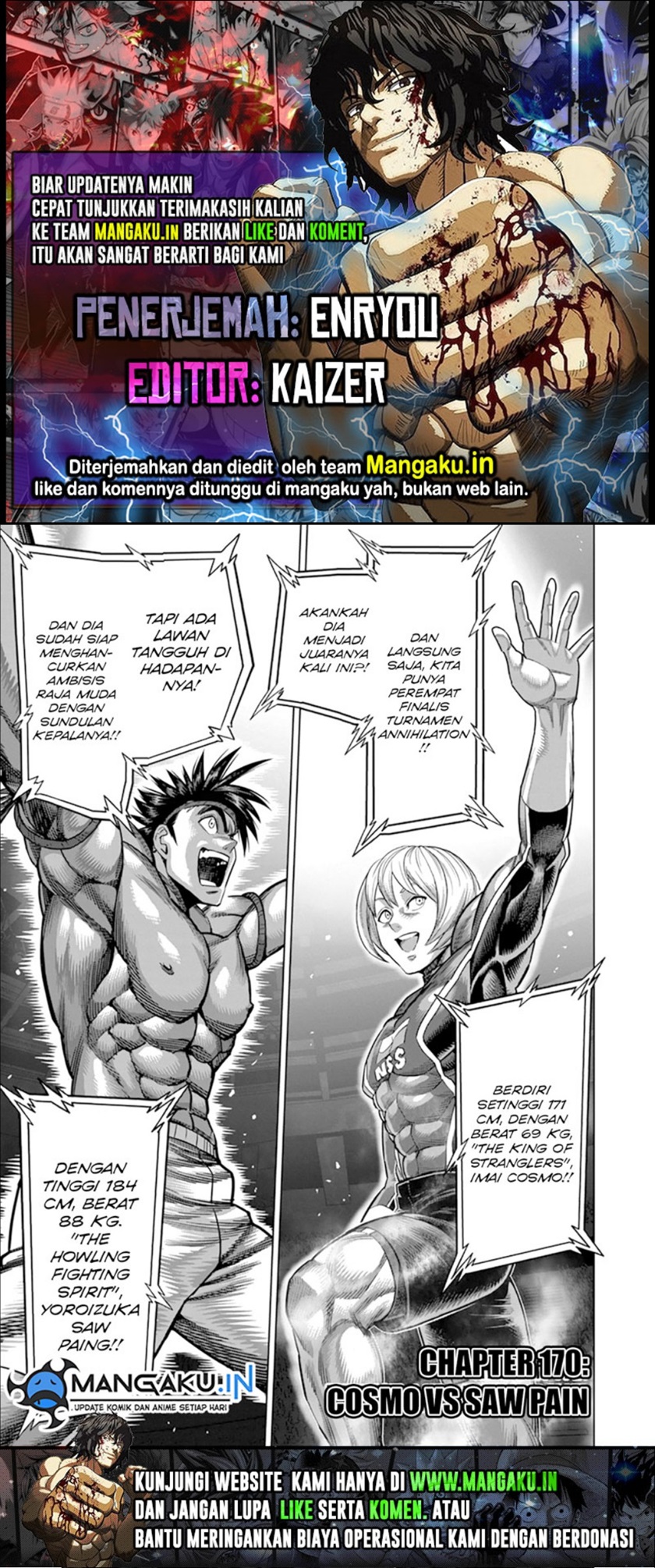 Kengan Omega Chapter 170 - halaman 1