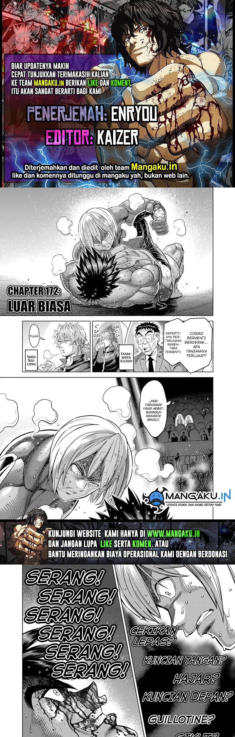 Kengan Omega Chapter 172 - halaman 1