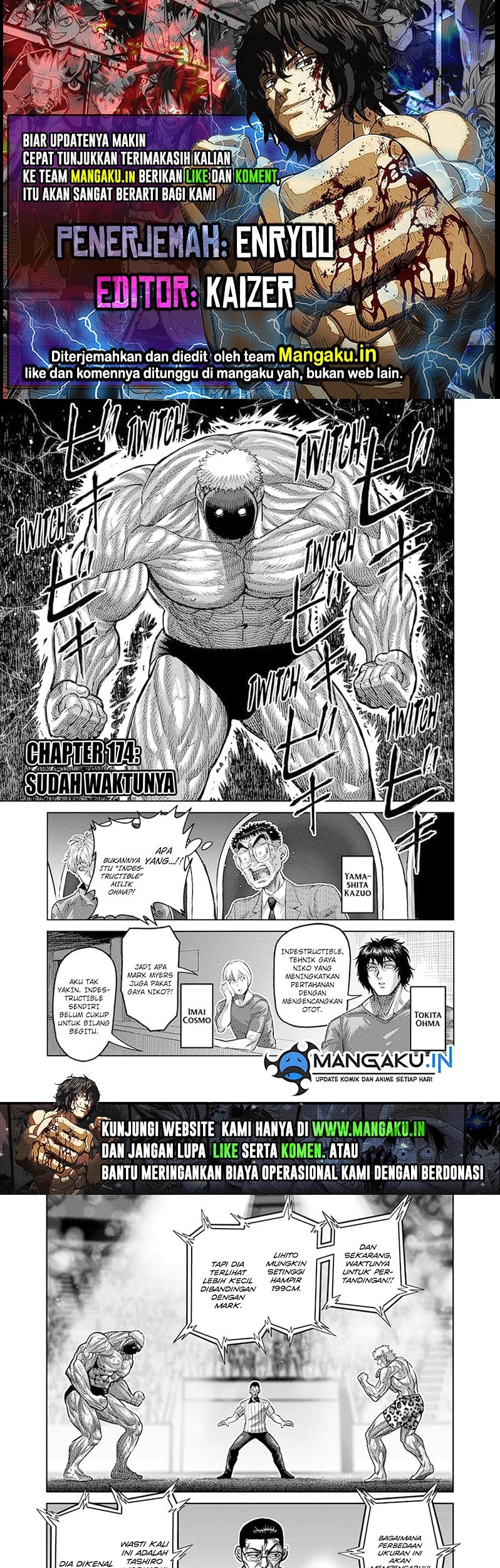 Kengan Omega Chapter 174 - halaman 1