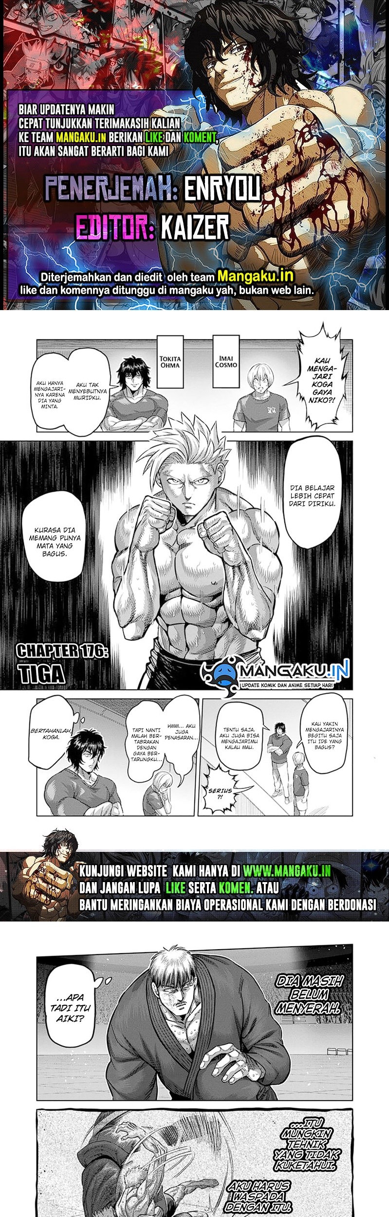 Kengan Omega Chapter 176 - halaman 1