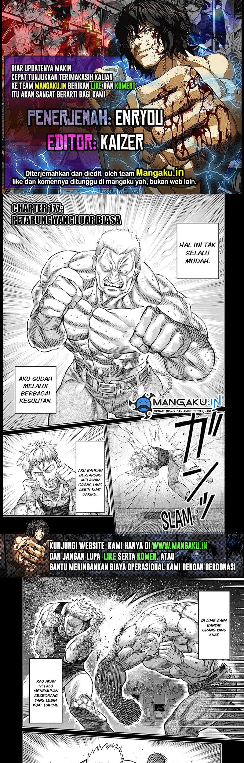 Kengan Omega Chapter 177 - halaman 1