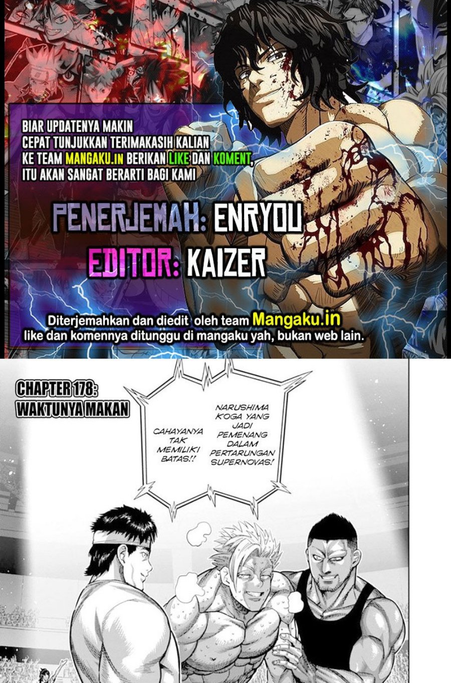 Kengan Omega Chapter 178 - halaman 1
