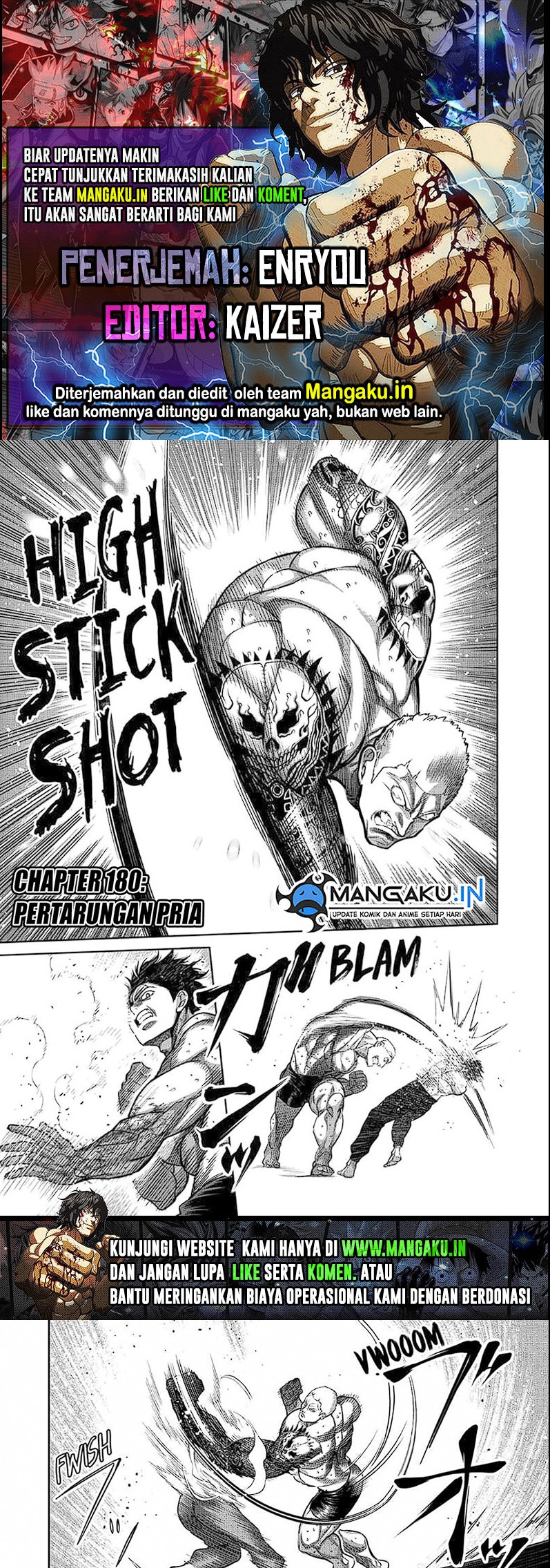 Kengan Omega Chapter 180 - halaman 1