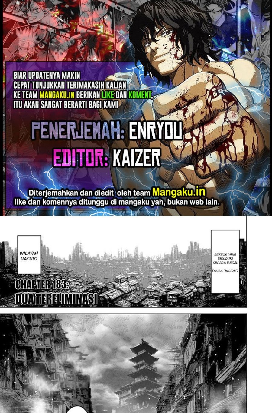 Kengan Omega Chapter 183 - halaman 1
