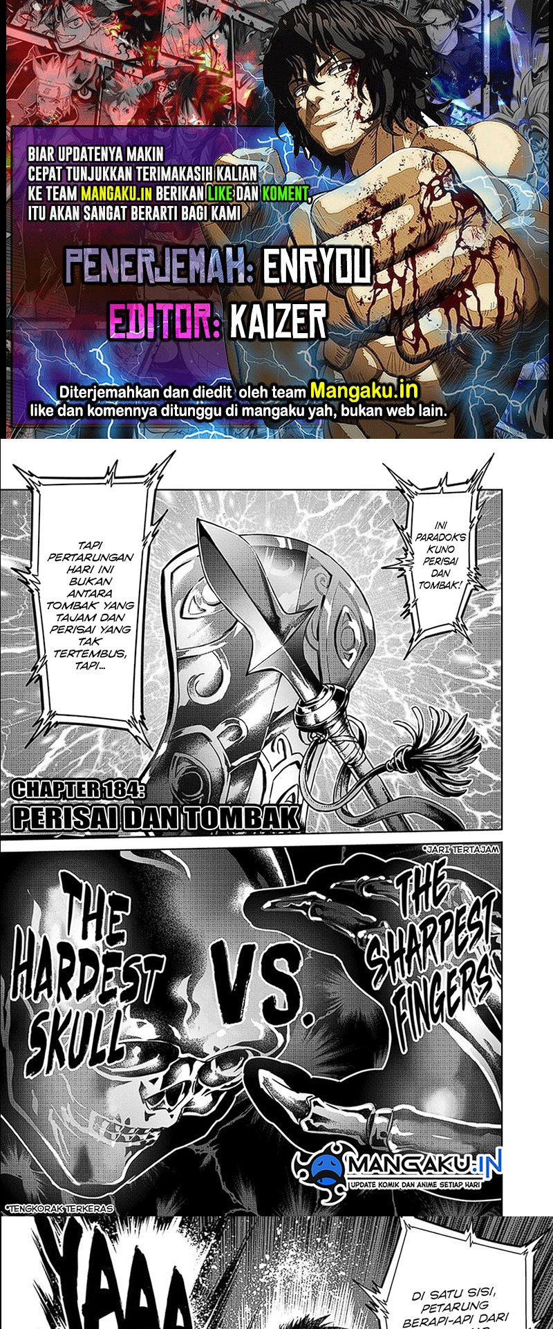 Kengan Omega Chapter 184 - halaman 1