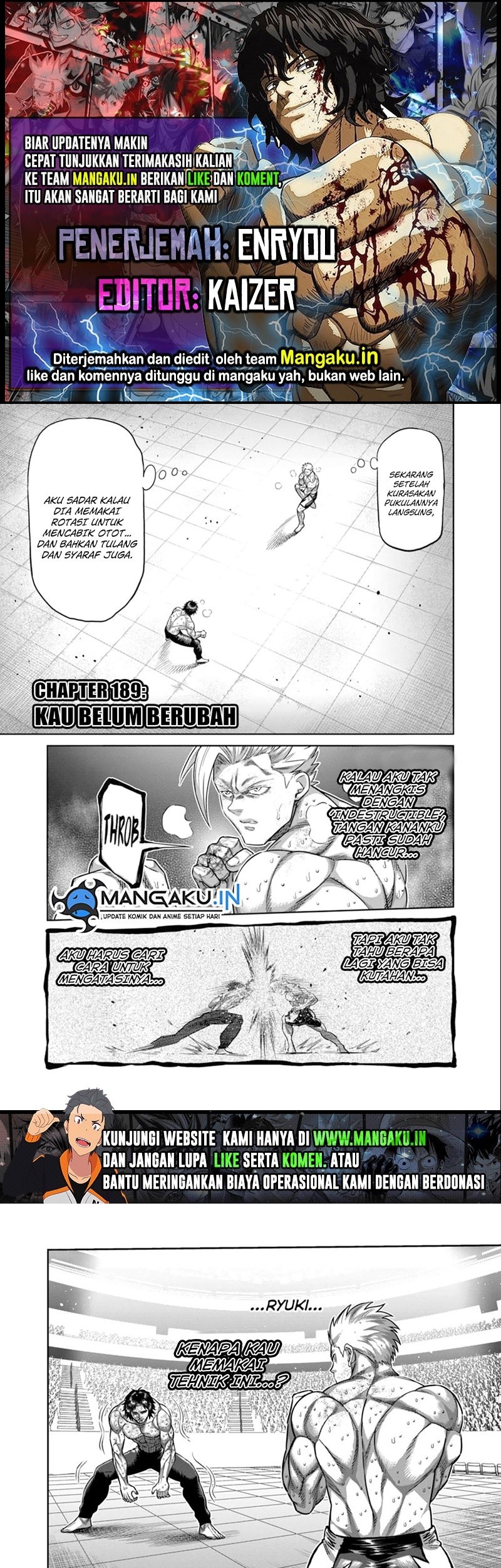 Kengan Omega Chapter 189 - halaman 1