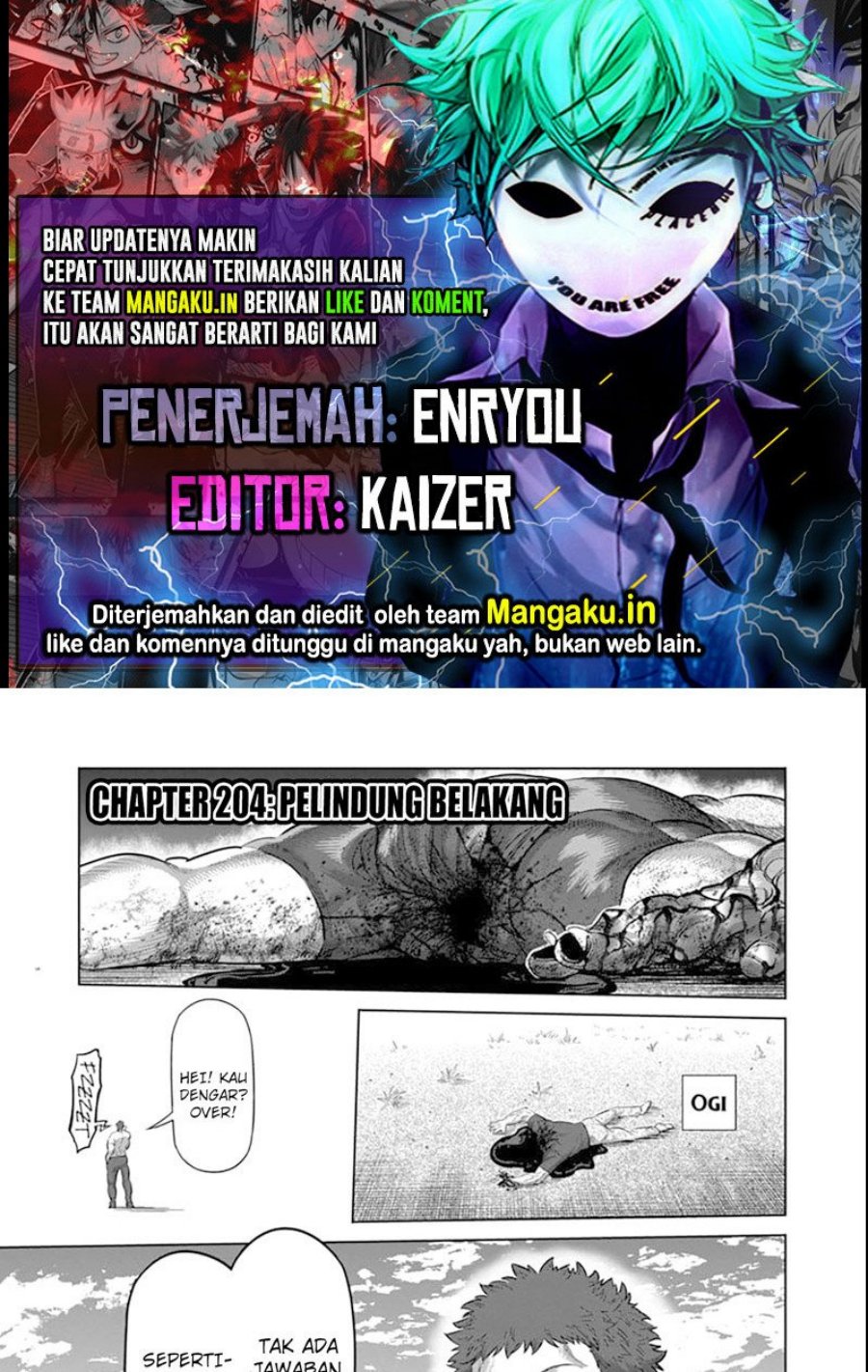 Kengan Omega Chapter 204 - halaman 1