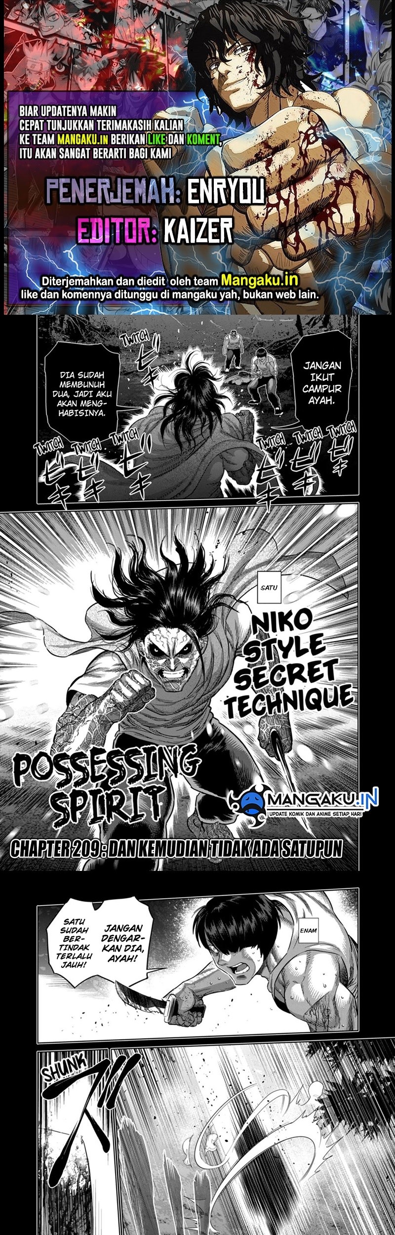 Kengan Omega Chapter 209 - halaman 1