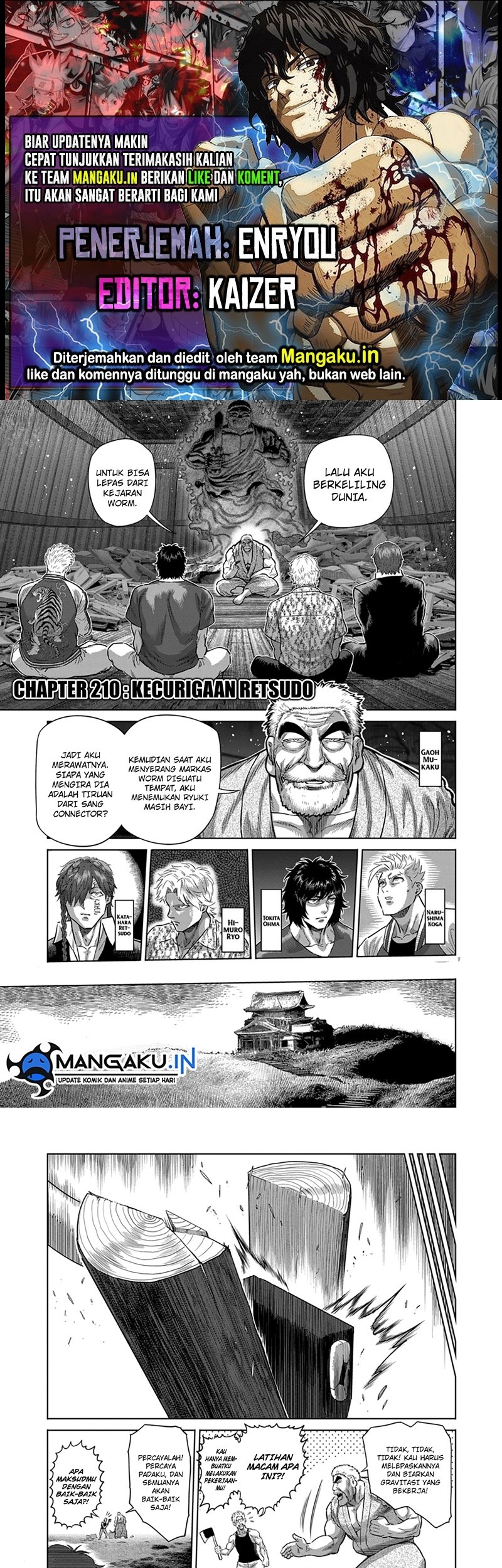 Kengan Omega Chapter 210 - halaman 1