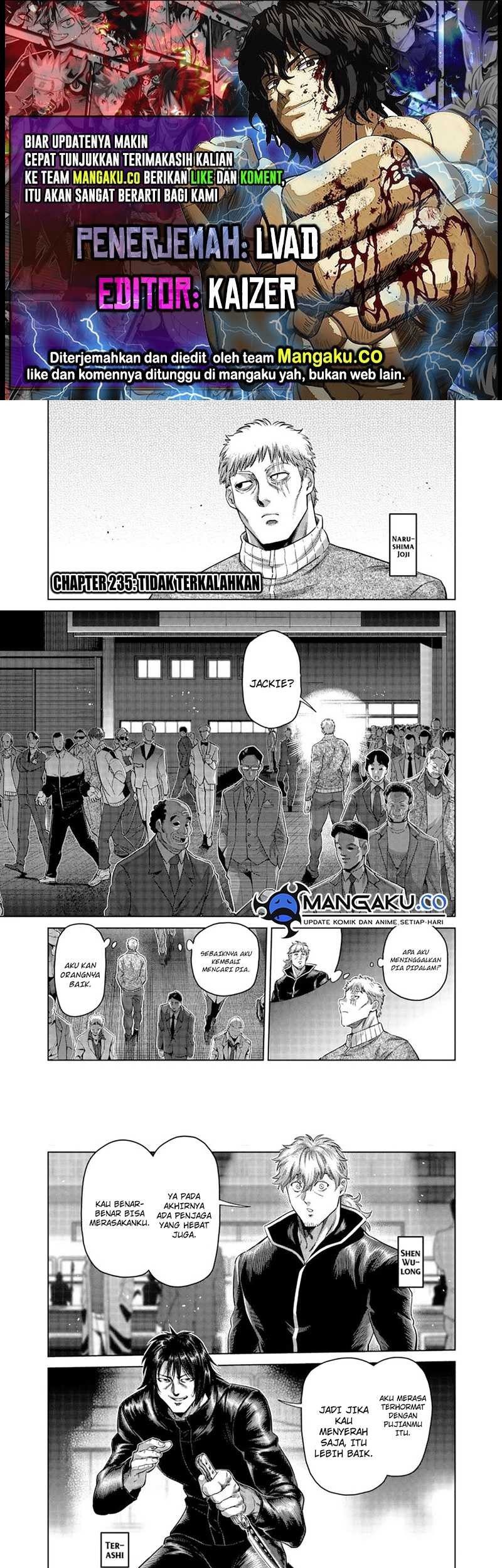 Kengan Omega Chapter 235 - halaman 1