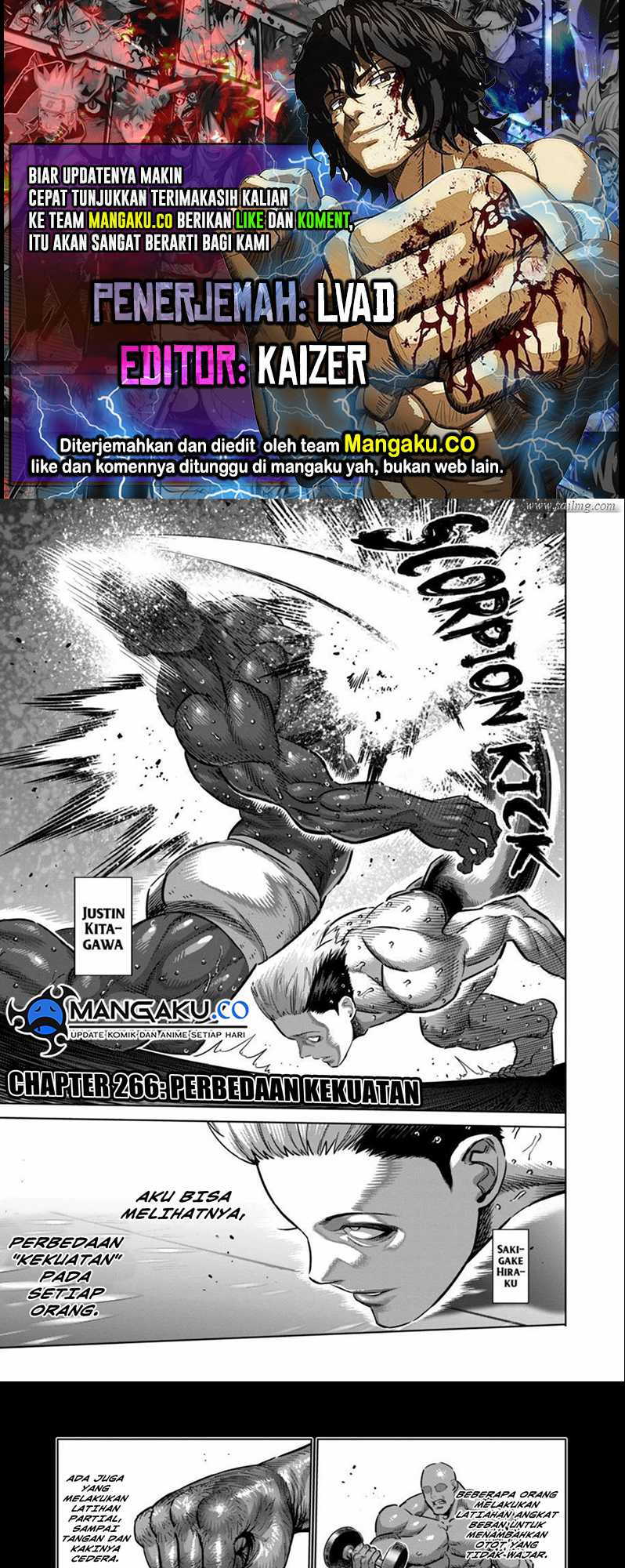 Kengan Omega Chapter 266 - halaman 1