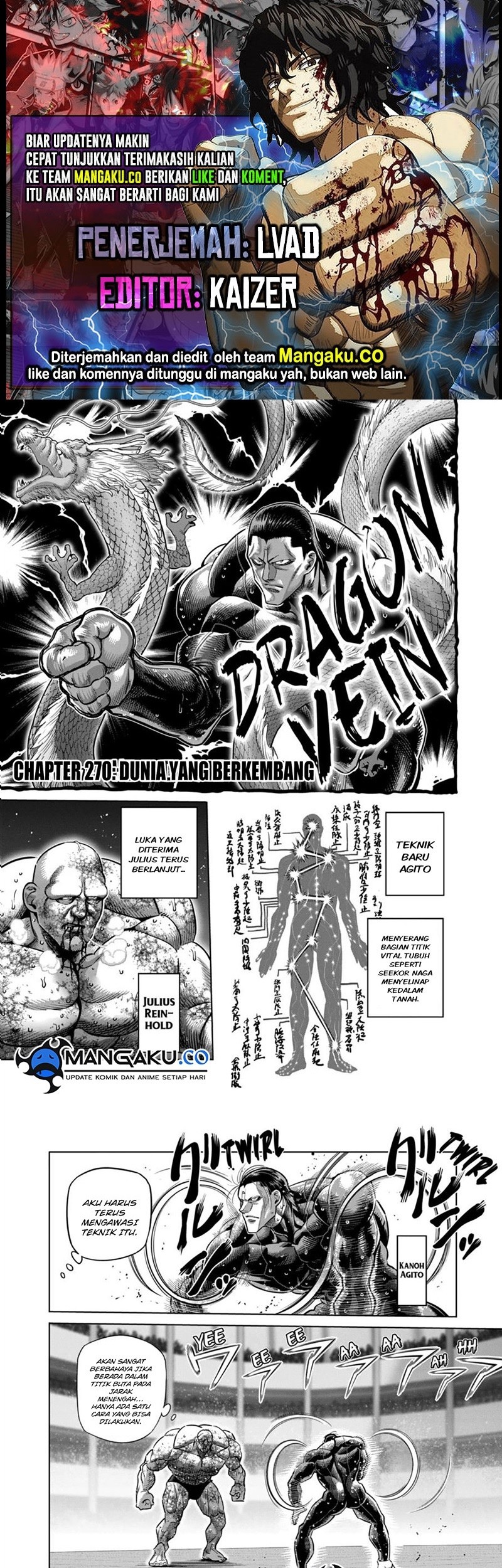 Kengan Omega Chapter 270 - halaman 1