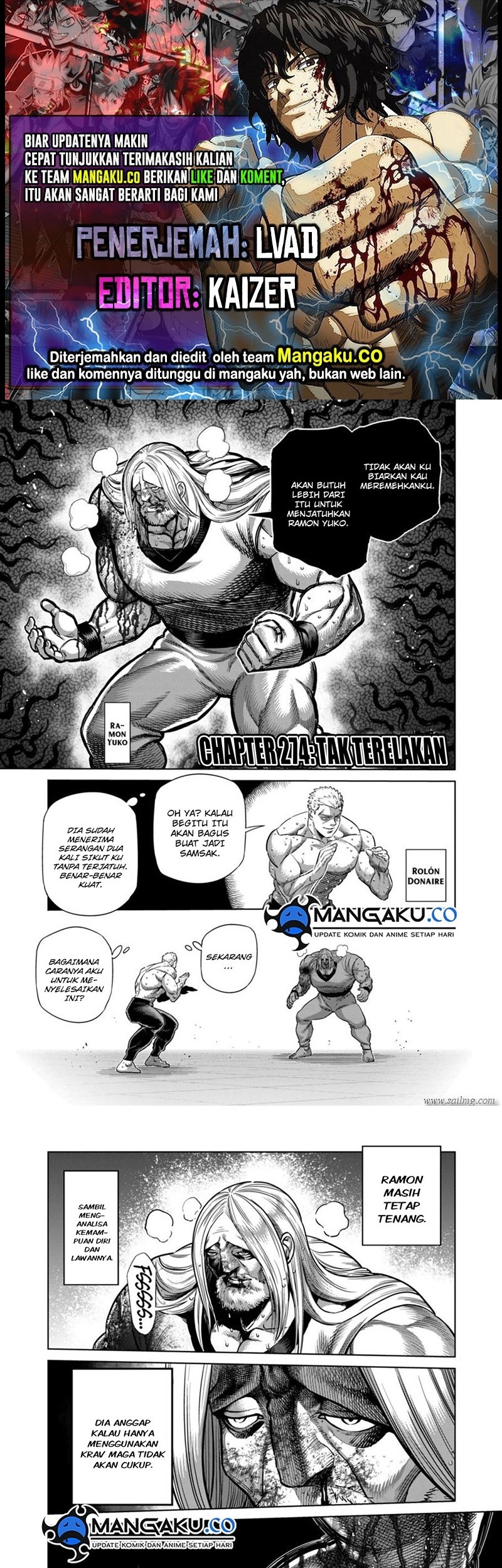 Kengan Omega Chapter 273 - halaman 1