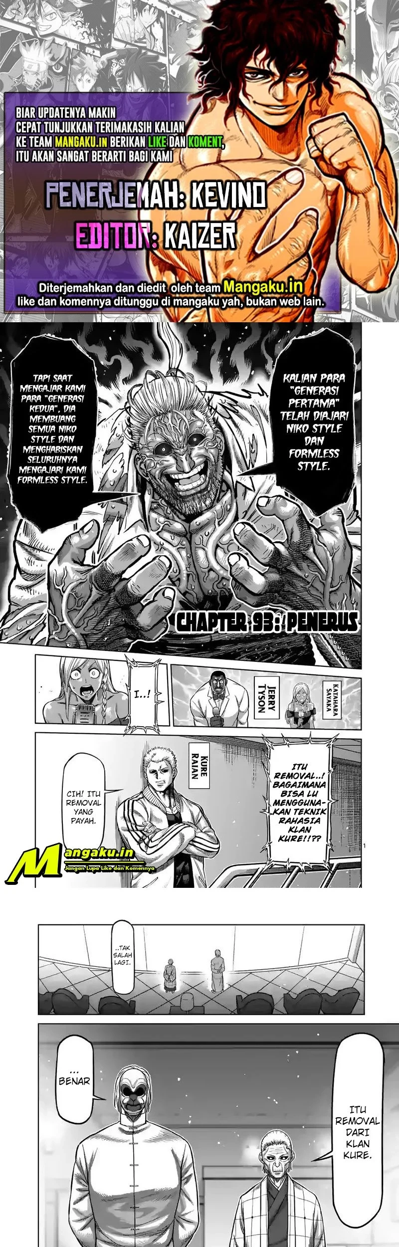 Kengan Omega Chapter 93 - halaman 1