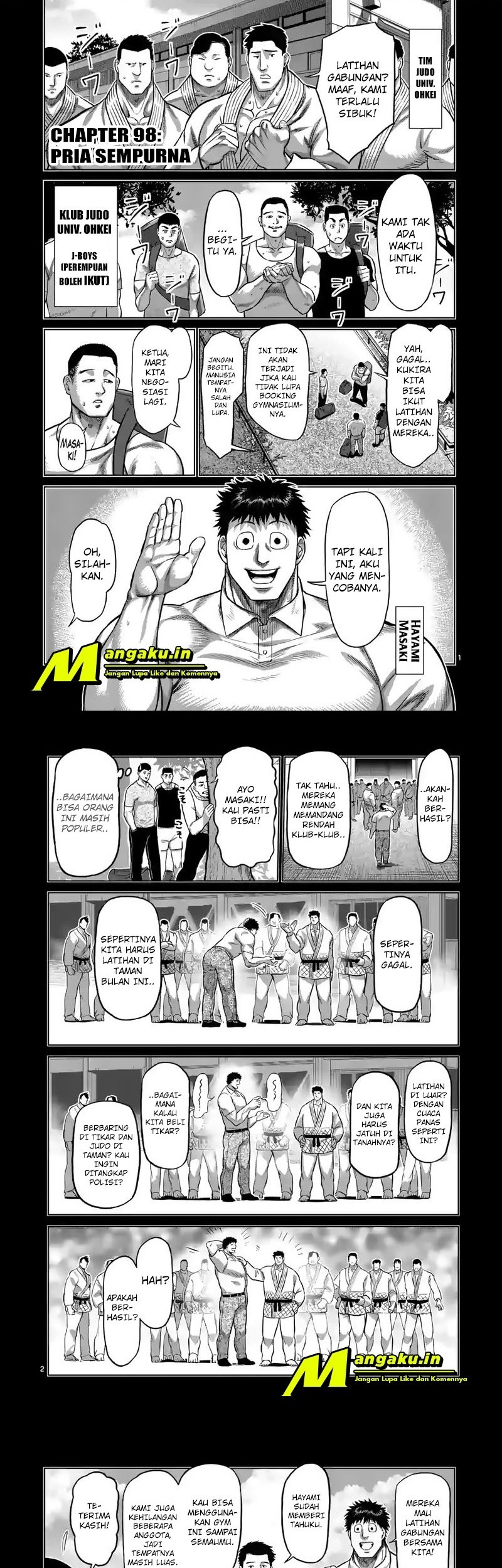 Kengan Omega Chapter 98 - halaman 2