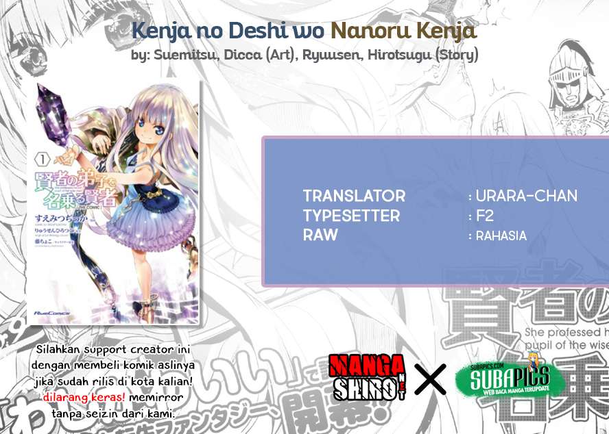 Kenja No Deshi Wo Nanoru Kenja Chapter 13 - halaman 1