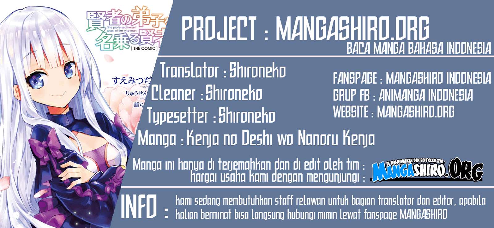 Kenja No Deshi Wo Nanoru Kenja Chapter 32 - halaman 1