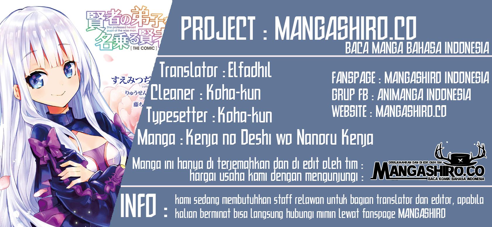 Kenja No Deshi Wo Nanoru Kenja Chapter 39 - halaman 1