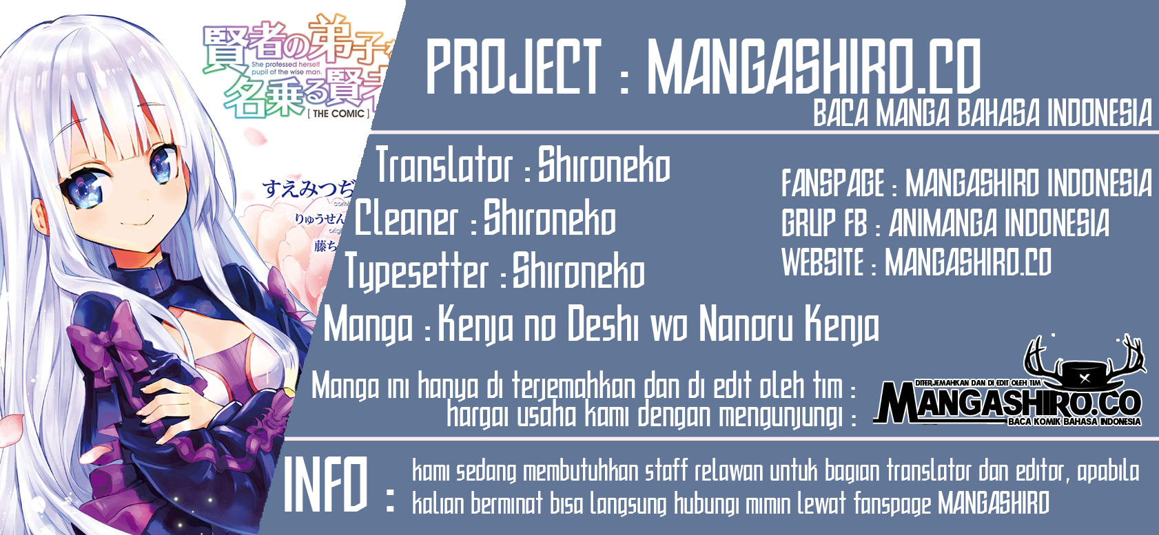 Kenja No Deshi Wo Nanoru Kenja Chapter 40 - halaman 1