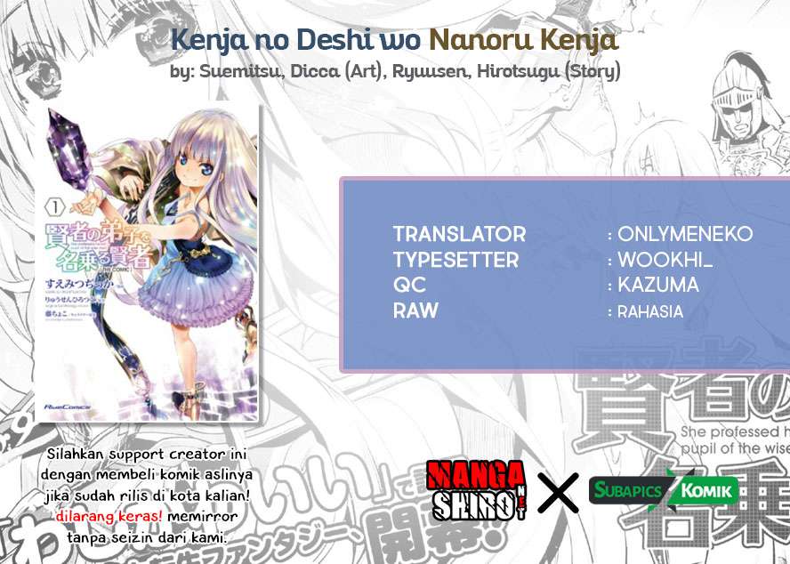 Kenja No Deshi Wo Nanoru Kenja Chapter 8 - halaman 1