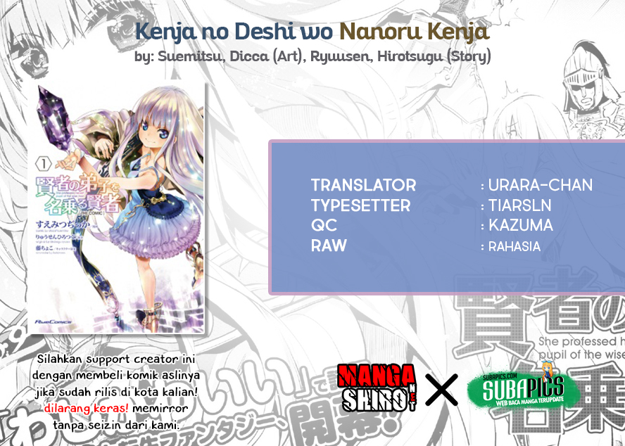 Kenja no Deshi wo Nanoru Kenja the Comic Chapter 10 - halaman 1