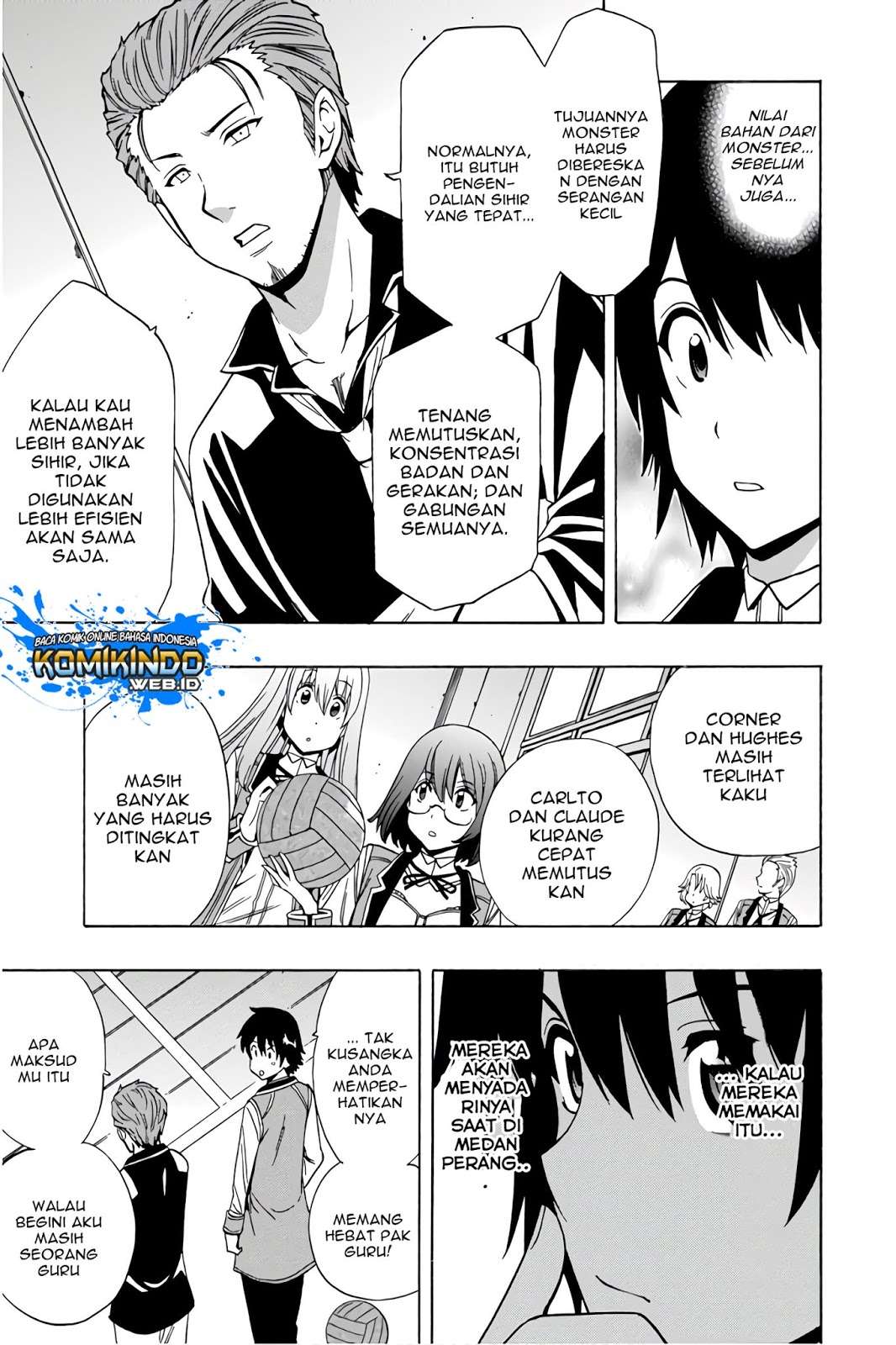 Kenja no Mago Chapter 35 - halaman 13