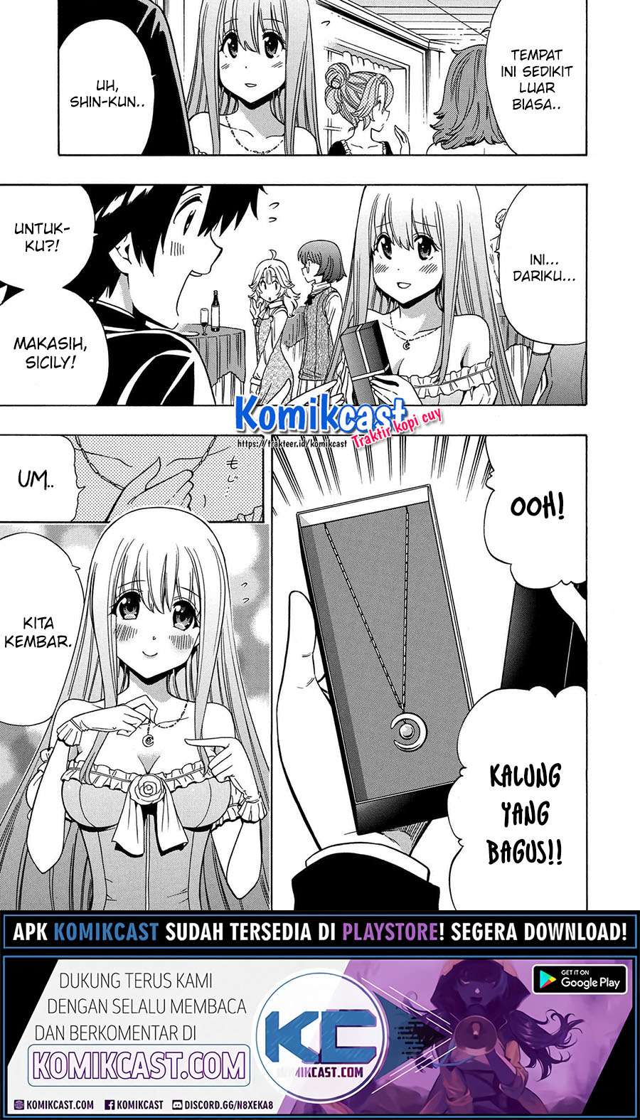 Kenja no Mago Chapter 55.1 - halaman 4