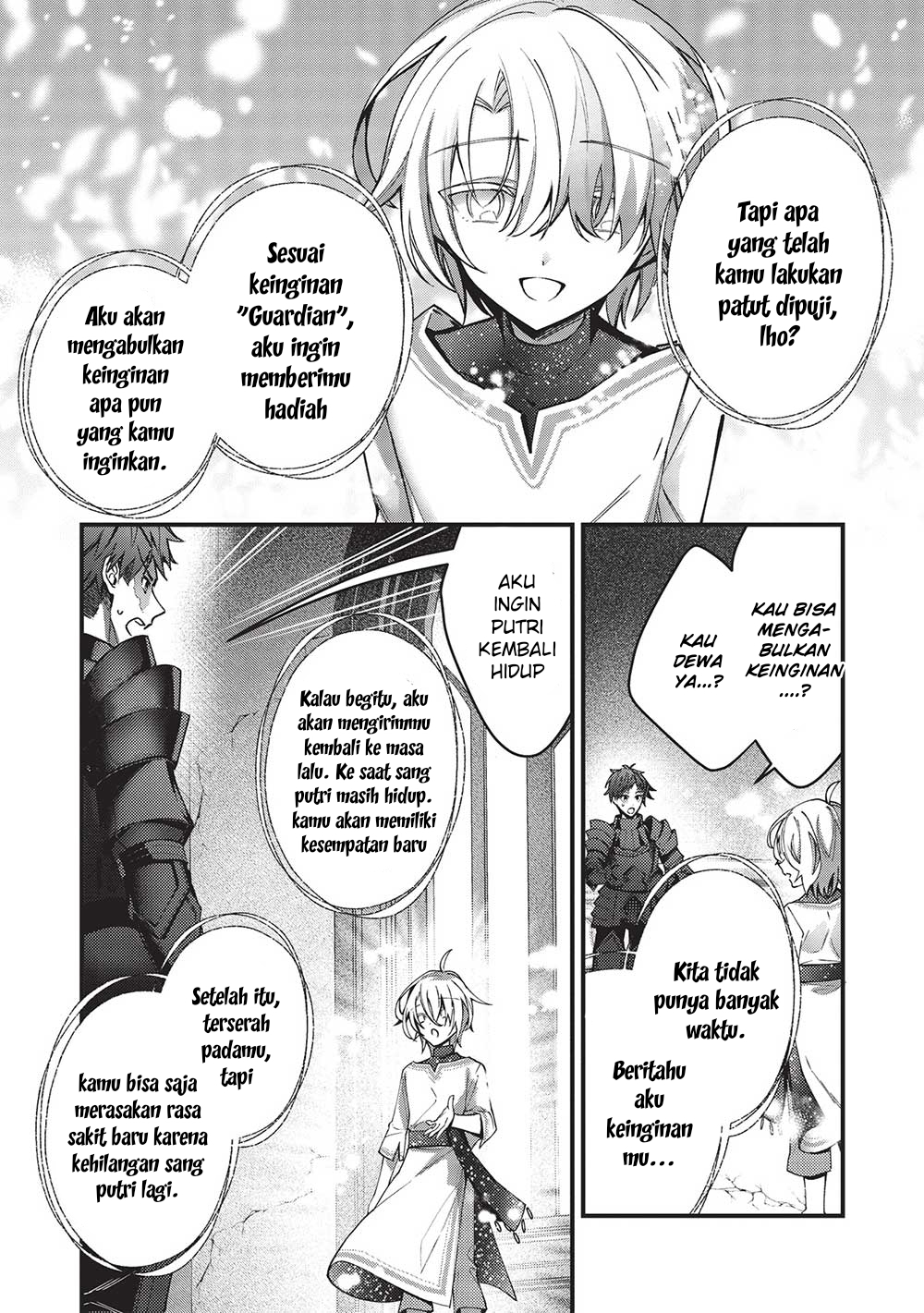 Kenseijo Adel no Yarinaoshi: Kako ni Modotta Saikyou Kensei, Hime wo Sukuu Tame ni Seijo to Naru Chapter 1 - halaman 17