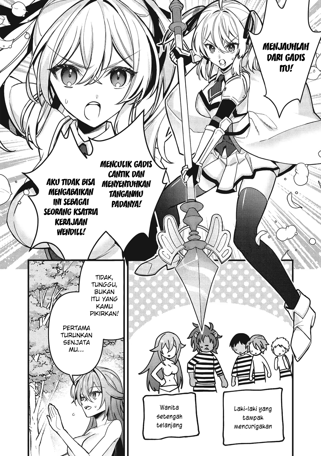 Kenseijo Adel no Yarinaoshi: Kako ni Modotta Saikyou Kensei, Hime wo Sukuu Tame ni Seijo to Naru Chapter 3 - halaman 21