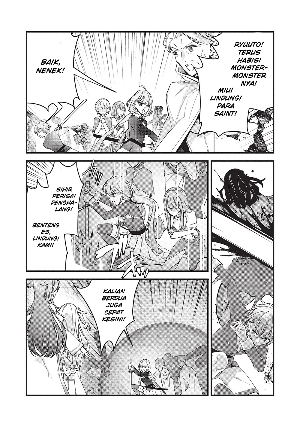 Kenseijo Adel no Yarinaoshi: Kako ni Modotta Saikyou Kensei, Hime wo Sukuu Tame ni Seijo to Naru Chapter 9 - halaman 18