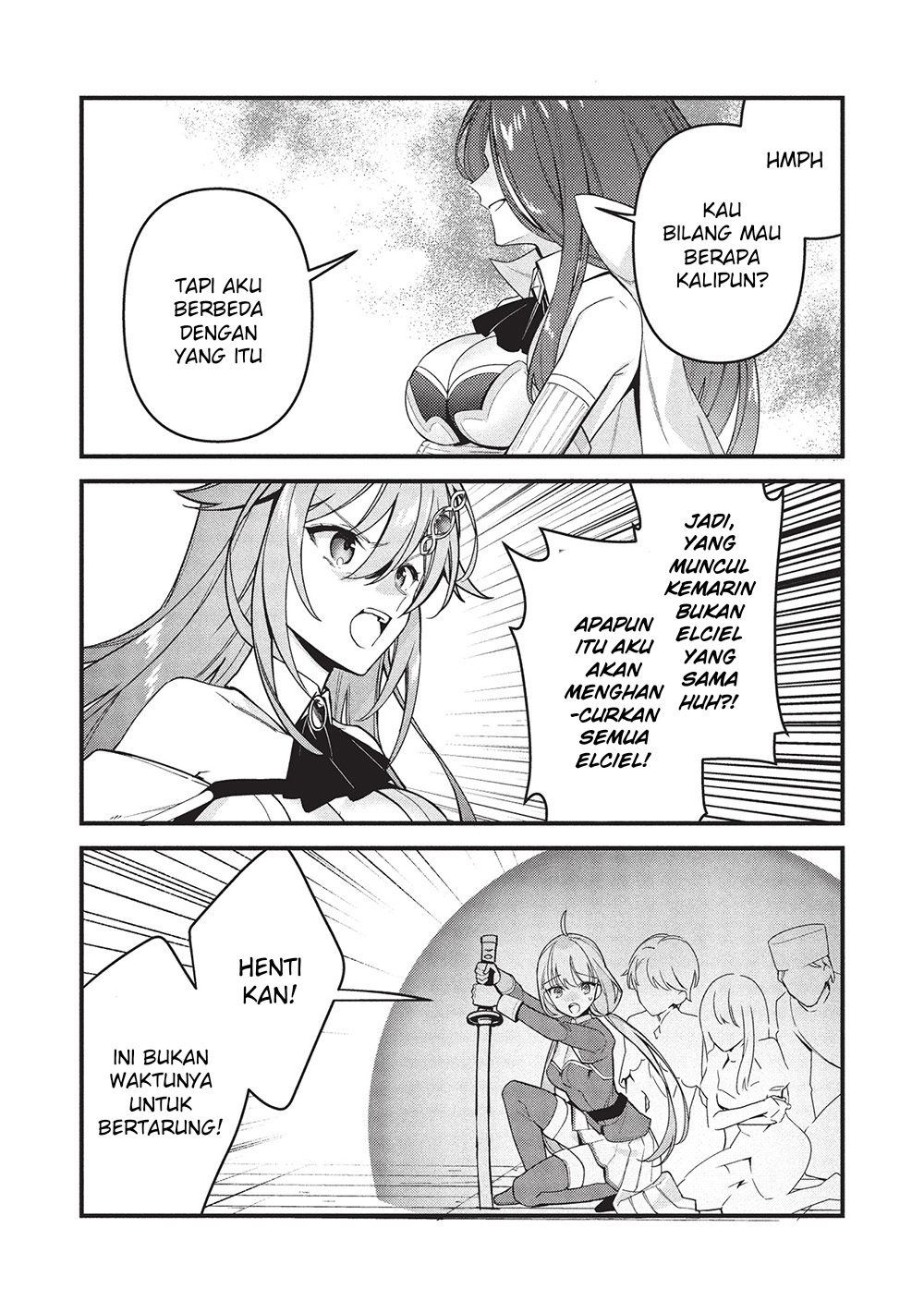 Kenseijo Adel no Yarinaoshi: Kako ni Modotta Saikyou Kensei, Hime wo Sukuu Tame ni Seijo to Naru Chapter 9 - halaman 23