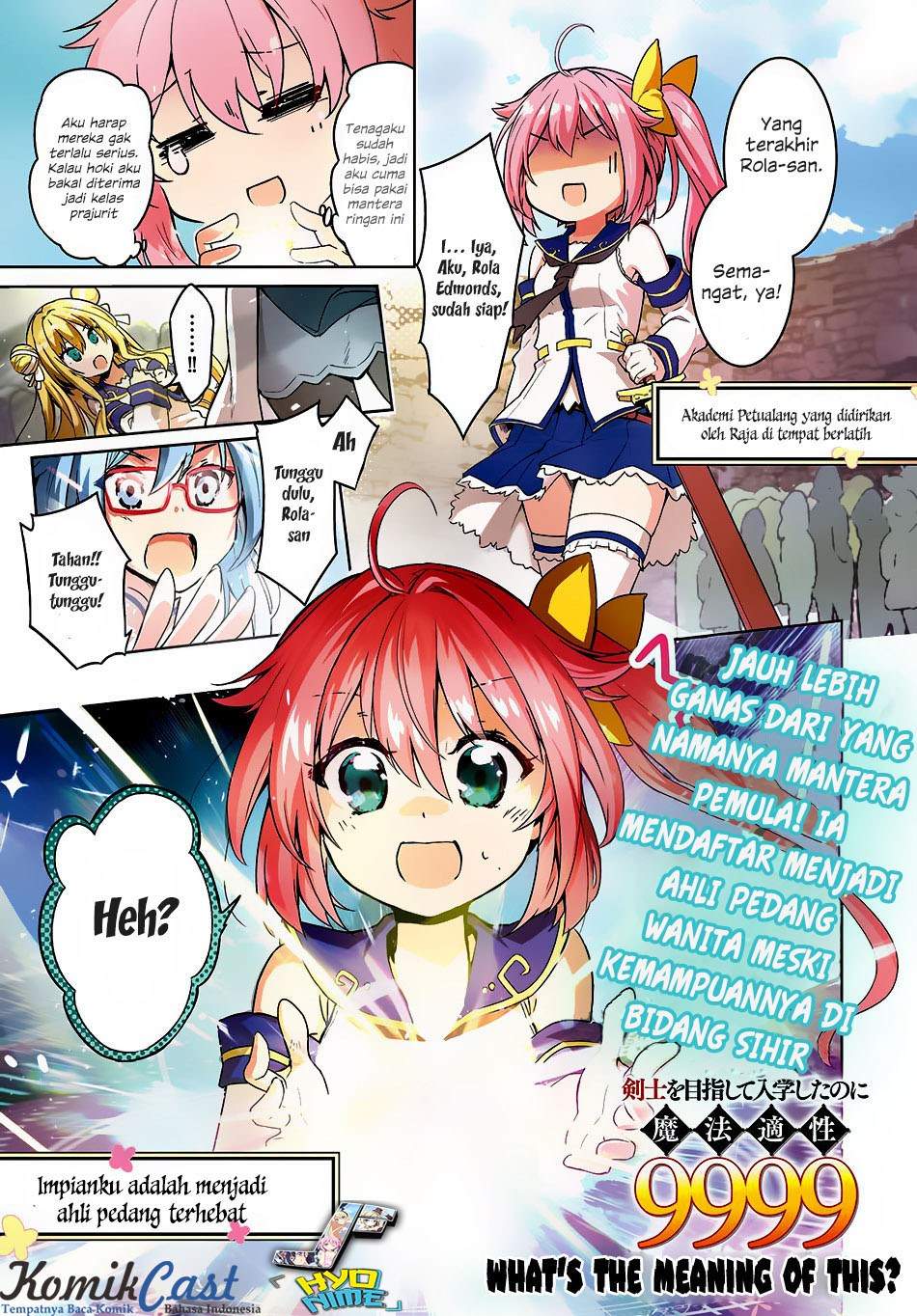 Kenshi o Mezashite Nyugaku Shitanoni Maho Tekisei 9999 Nandesukedo!? Chapter 1 - halaman 1