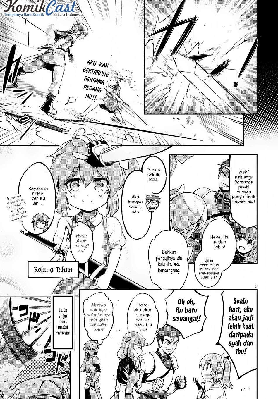 Kenshi o Mezashite Nyugaku Shitanoni Maho Tekisei 9999 Nandesukedo!? Chapter 1 - halaman 7