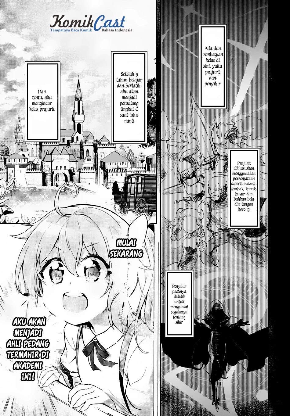 Kenshi o Mezashite Nyugaku Shitanoni Maho Tekisei 9999 Nandesukedo!? Chapter 1 - halaman 9