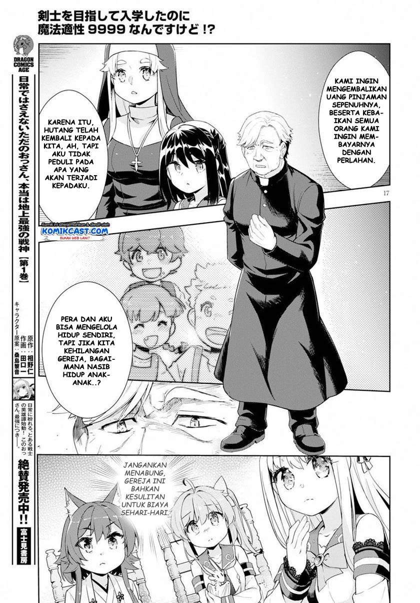 Kenshi o Mezashite Nyugaku Shitanoni Maho Tekisei 9999 Nandesukedo!? Chapter 24 - halaman 17